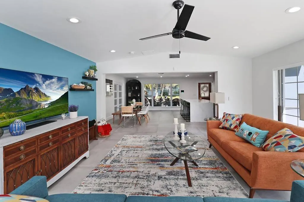 Palm Tree Paradise Tampa Pool Home USA